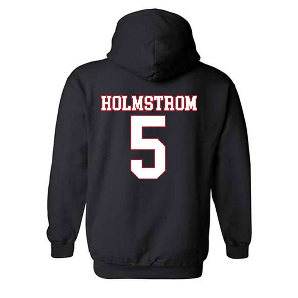 SMU - NCAA Men's Soccer : Noah Holmstrom - Hooded Sweatshirt-1