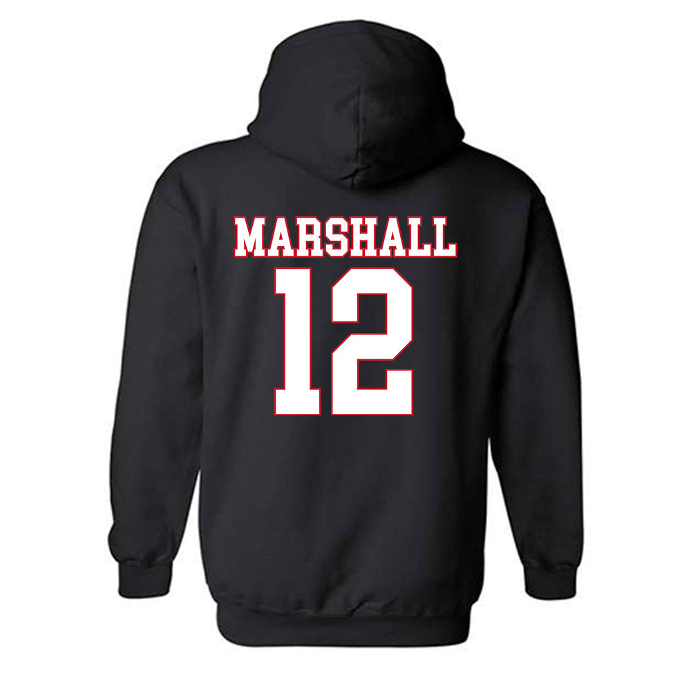 SMU - NCAA Football : Caden Marshall - Hooded Sweatshirt-1