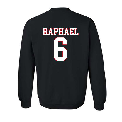SMU - NCAA Football : Kendrick Raphael - Crewneck Sweatshirt-1
