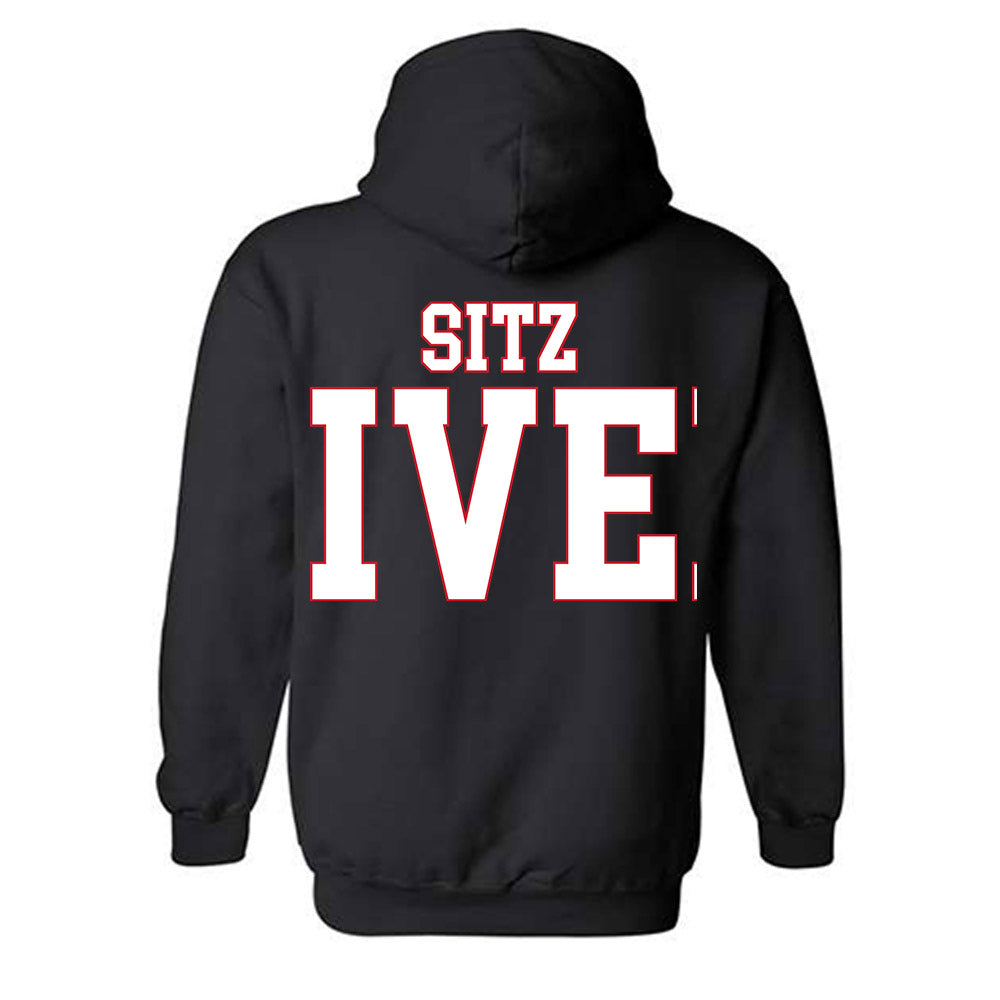 SMU - NCAA Men's Swimming & Diving : Luke Sitz - Hooded Sweatshirt-1