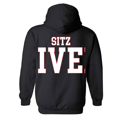 SMU - NCAA Men's Swimming & Diving : Luke Sitz - Hooded Sweatshirt-1