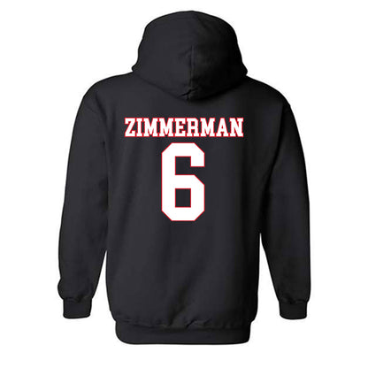SMU - NCAA Women's Soccer : Ella Zimmerman - Hooded Sweatshirt-1