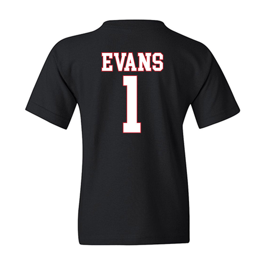 SMU - NCAA Men's Soccer : Jonathan Evans - Youth T-Shirt-1