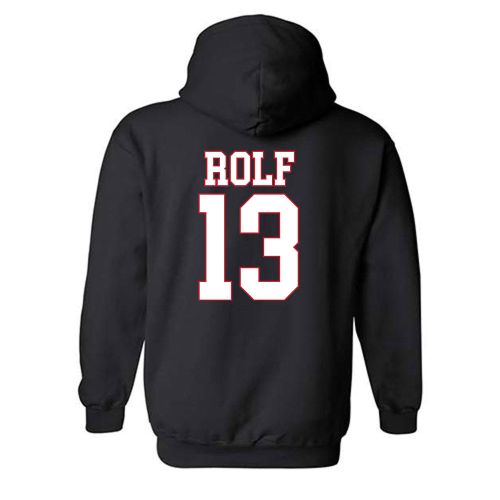 SMU - NCAA Women's Basketball : Mailien Rolf - Hooded Sweatshirt-1