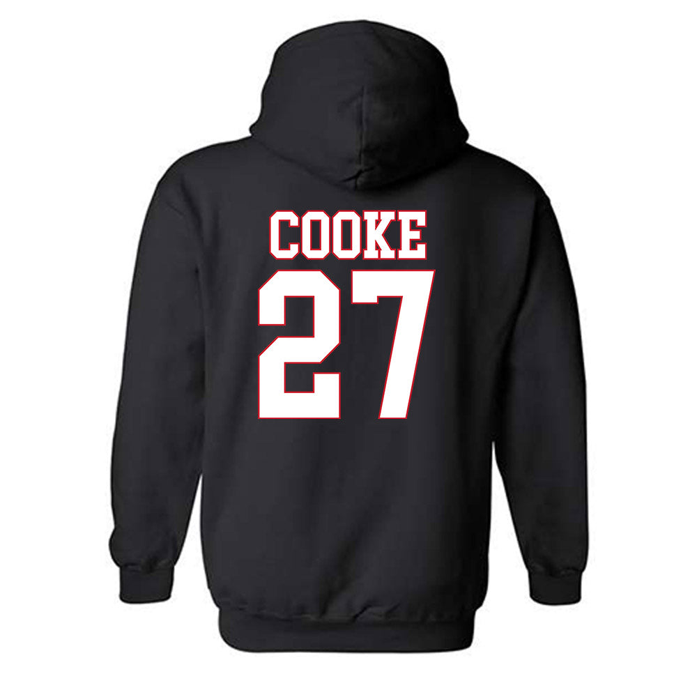 SMU - NCAA Football : Siler Cooke - Hooded Sweatshirt-1