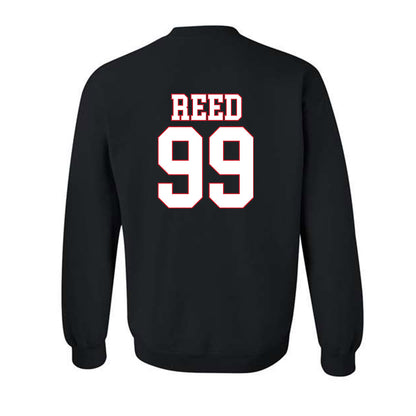 SMU - NCAA Football : Nick Reed - Crewneck Sweatshirt-1
