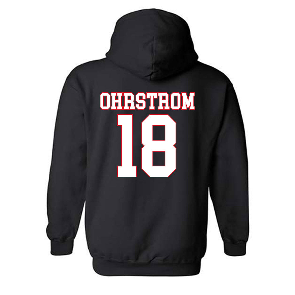 SMU - NCAA Football : Theodor Ohrstrom - Hooded Sweatshirt-1