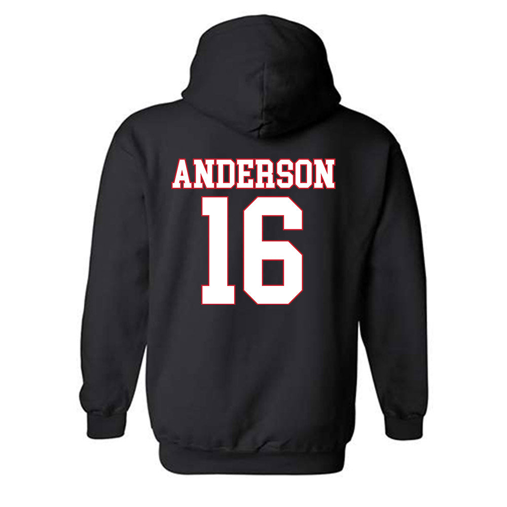 SMU - NCAA Football : Jakai Anderson - Hooded Sweatshirt-1
