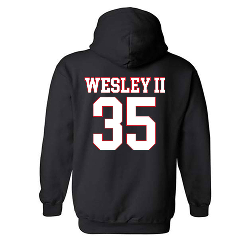 SMU - NCAA Football : Dante Wesley II - Hooded Sweatshirt-1