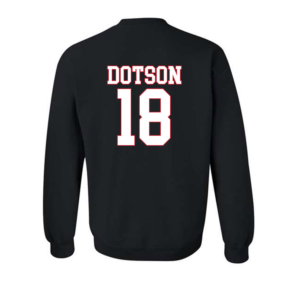 SMU - NCAA Football : KD Dotson - Crewneck Sweatshirt-1