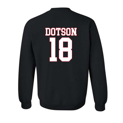 SMU - NCAA Football : KD Dotson - Crewneck Sweatshirt-1