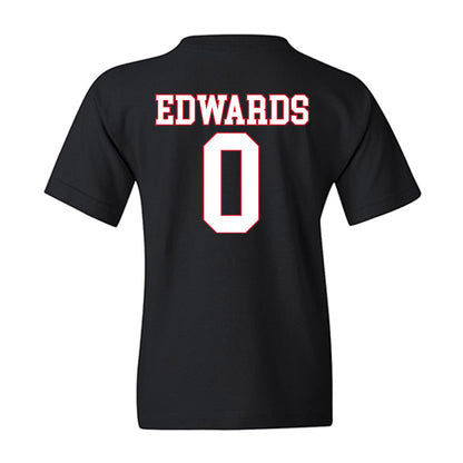 SMU - NCAA Men's Basketball : B.J. Edwards - Youth T-Shirt-1