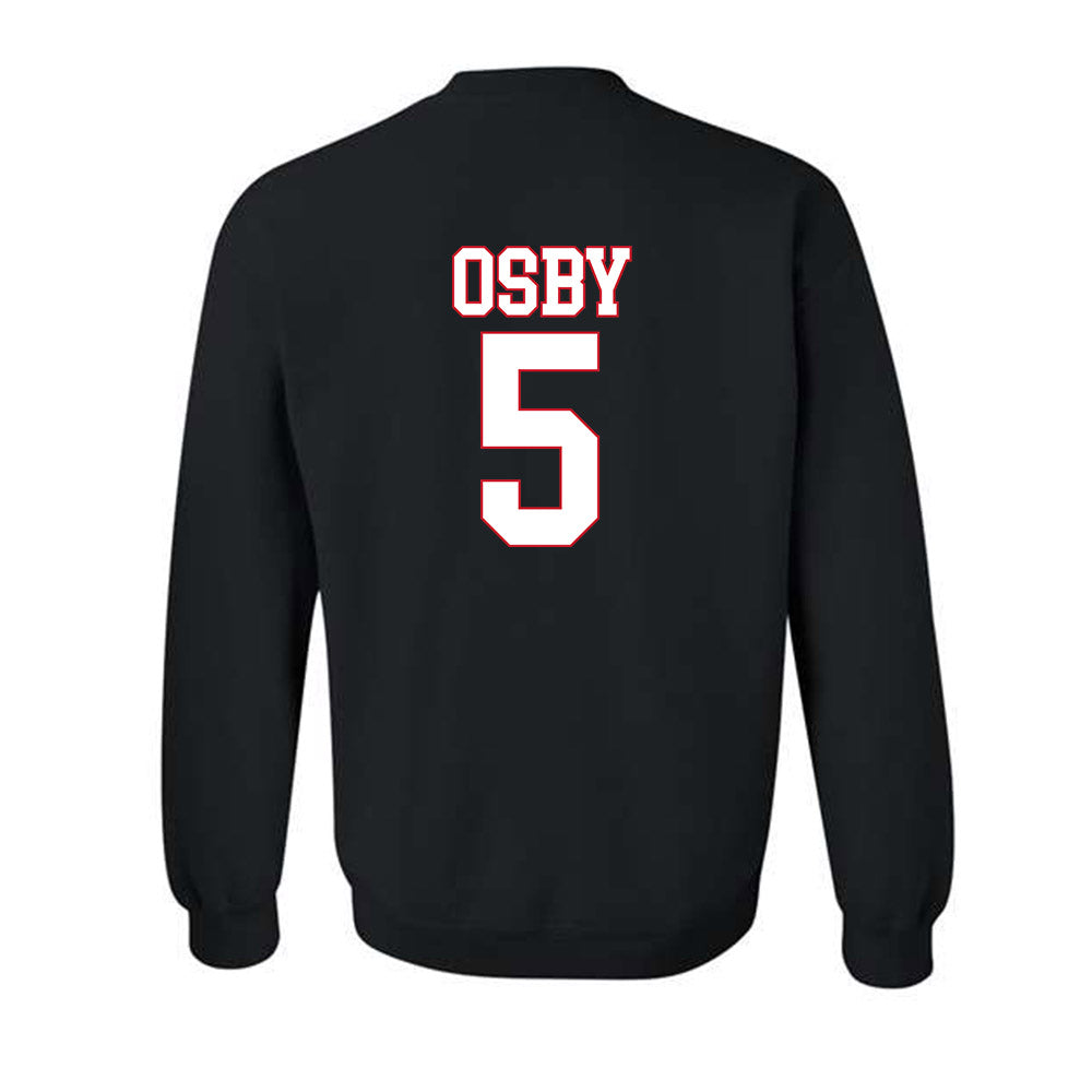 SMU - NCAA Women's Basketball : Zoe Osby - Crewneck Sweatshirt-1