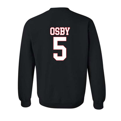 SMU - NCAA Women's Basketball : Zoe Osby - Crewneck Sweatshirt-1
