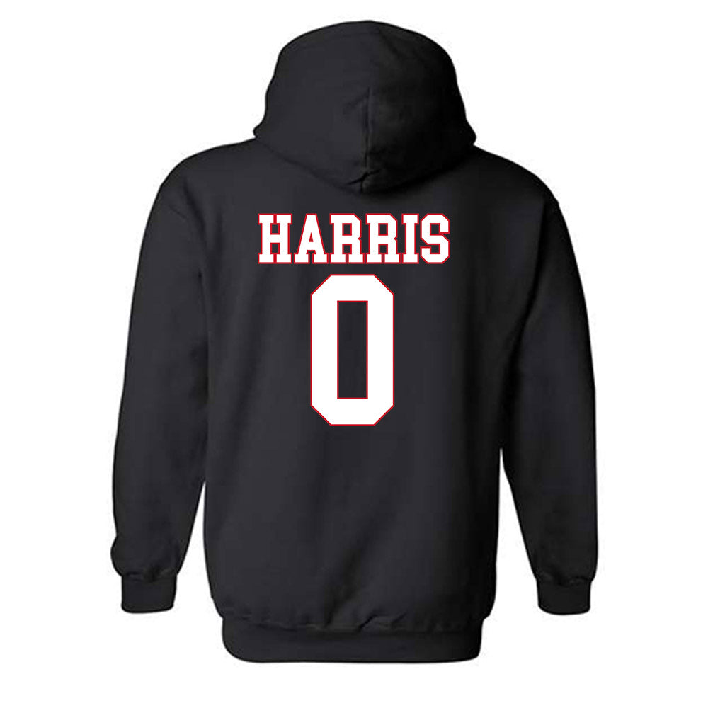 SMU - NCAA Women's Volleyball : Victoria Harris - Hooded Sweatshirt-1