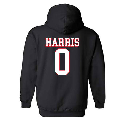 SMU - NCAA Women's Volleyball : Victoria Harris - Hooded Sweatshirt-1