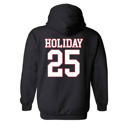 SMU - NCAA Football : Javion Holiday - Hooded Sweatshirt-1