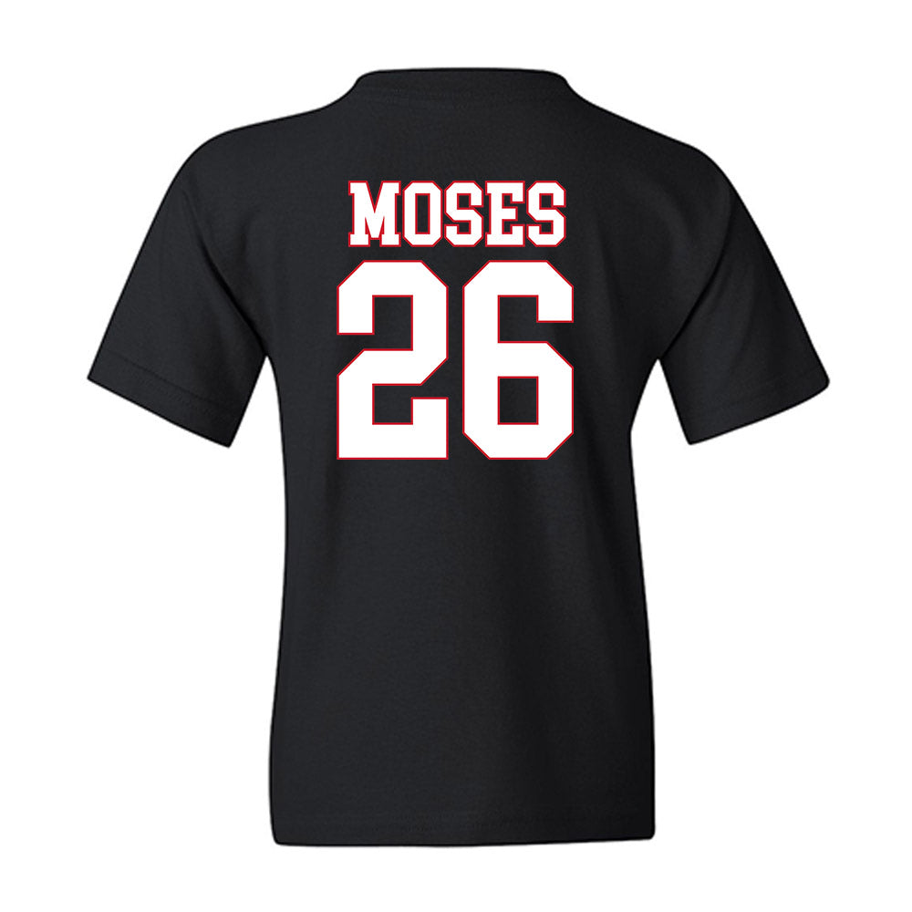 SMU - NCAA Football : Jaylen Moses - Youth T-Shirt-1