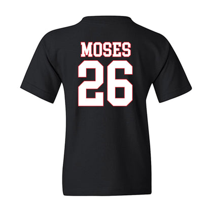 SMU - NCAA Football : Jaylen Moses - Youth T-Shirt-1