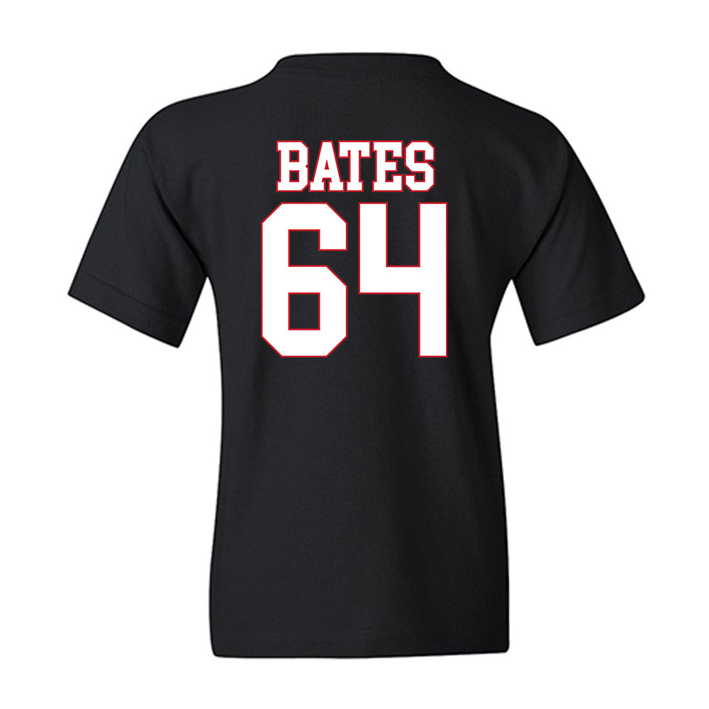 SMU - NCAA Football : Joshua Bates - Youth T-Shirt-1