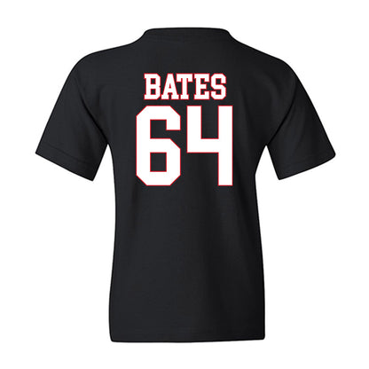 SMU - NCAA Football : Joshua Bates - Youth T-Shirt-1