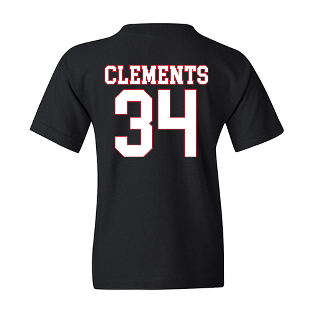 SMU - NCAA Men's Soccer : Trey Clements - Youth T-Shirt-1