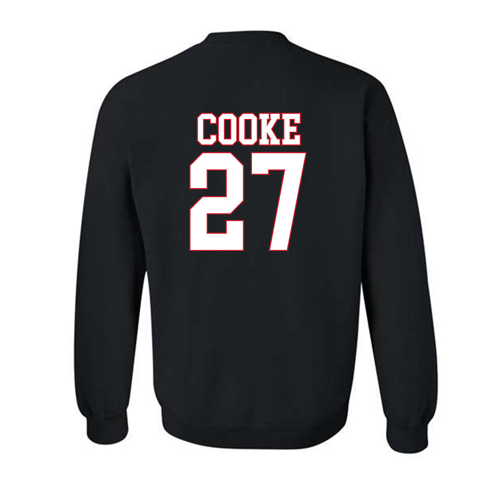SMU - NCAA Football : Siler Cooke - Crewneck Sweatshirt-1
