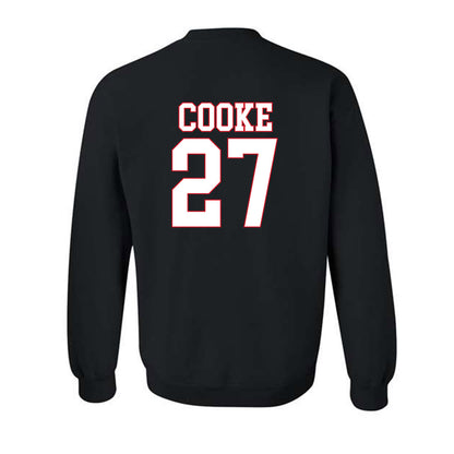SMU - NCAA Football : Siler Cooke - Crewneck Sweatshirt-1