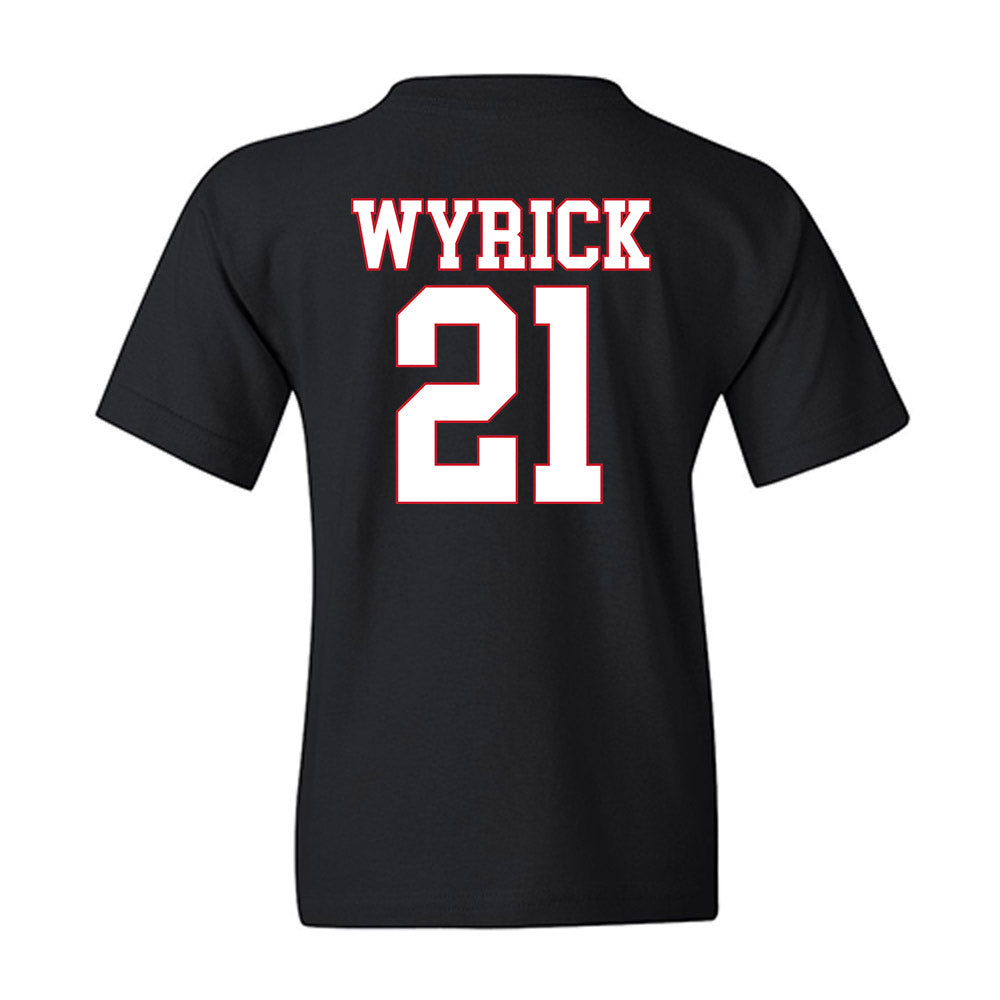 SMU - NCAA Football : Jimmy Wyrick - Youth T-Shirt-1
