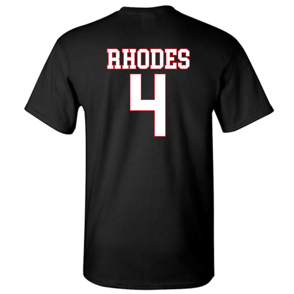SMU - NCAA Football : Link Rhodes - T-Shirt-1