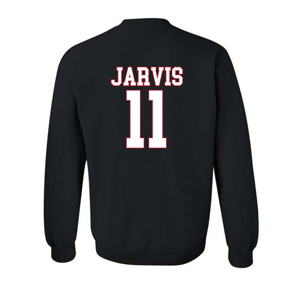 SMU - NCAA Men's Basketball : Sam Jarvis - Crewneck Sweatshirt-1