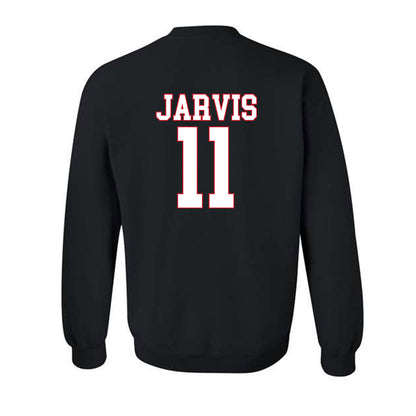 SMU - NCAA Men's Basketball : Sam Jarvis - Crewneck Sweatshirt-1