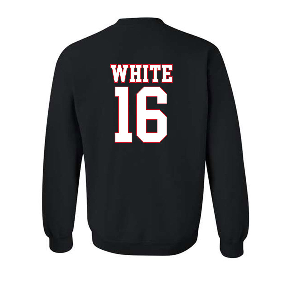 SMU - NCAA Football : Marques White - Crewneck Sweatshirt-1