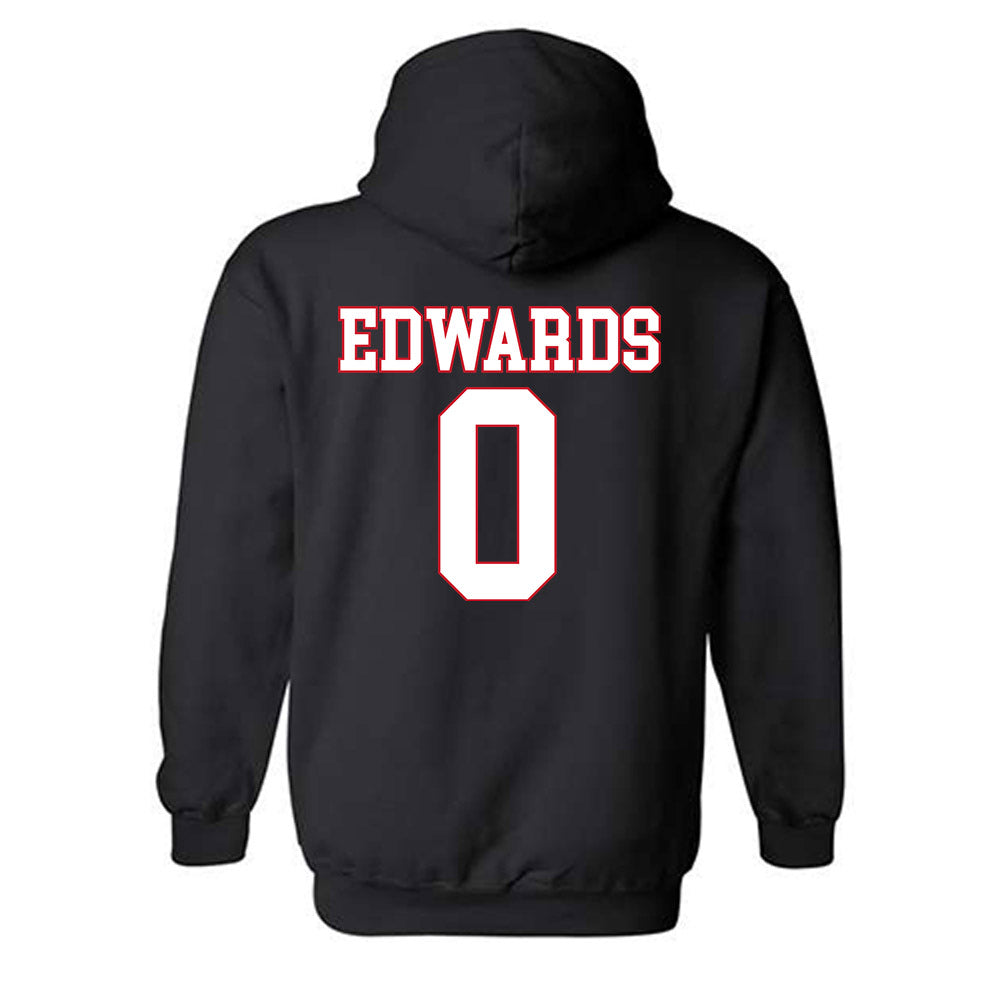 SMU - NCAA Men's Basketball : B.J. Edwards - Hooded Sweatshirt-1