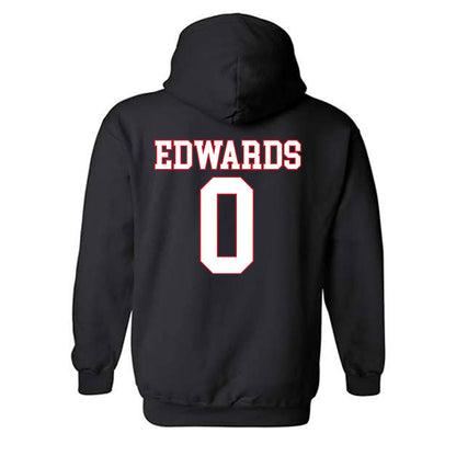 SMU - NCAA Men's Basketball : B.J. Edwards - Hooded Sweatshirt-1