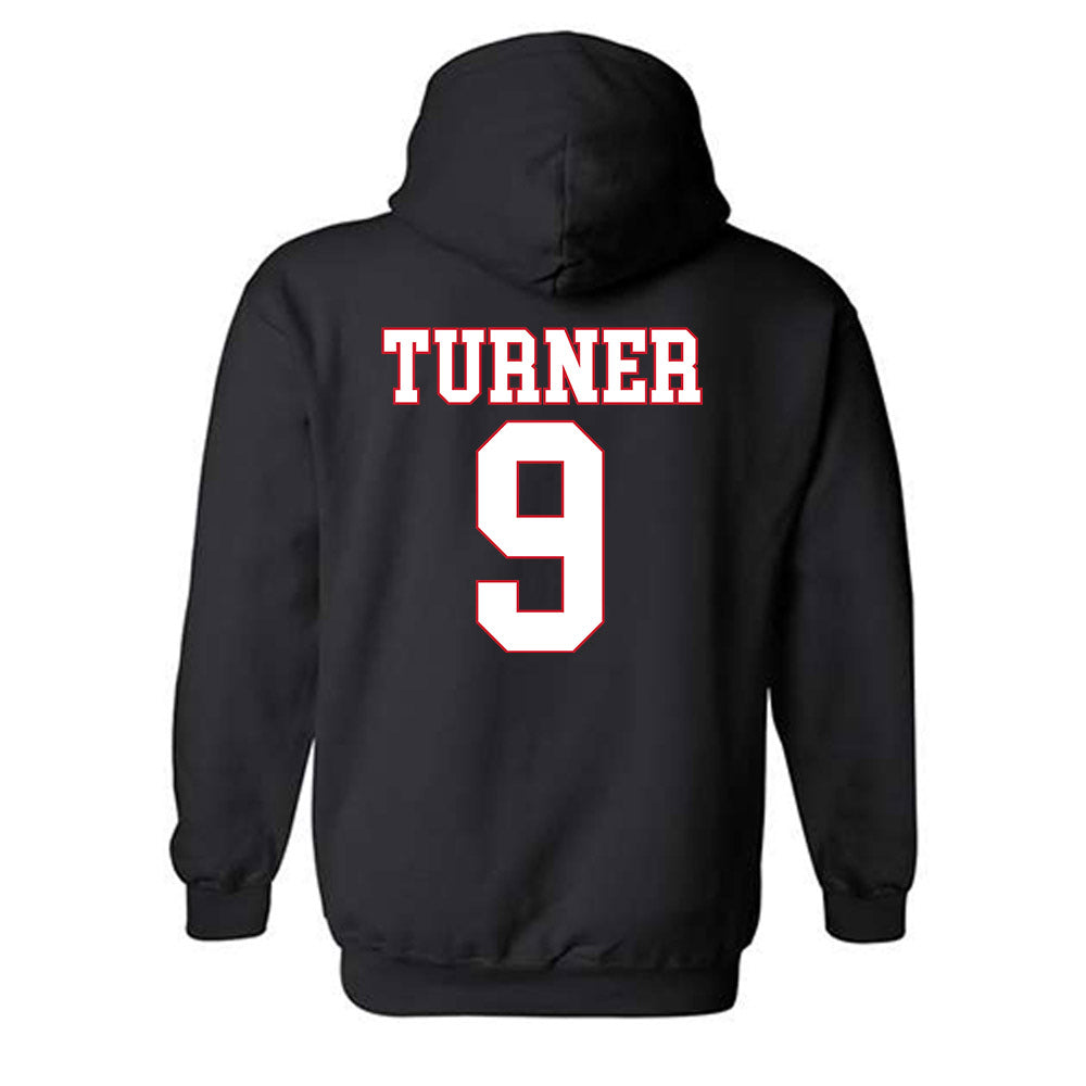 SMU - NCAA Football : Zachery Turner - Hooded Sweatshirt-1
