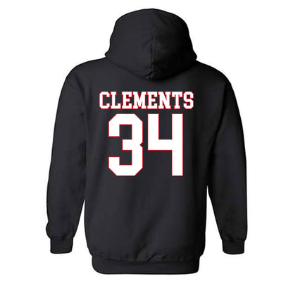 SMU - NCAA Men's Soccer : Trey Clements - Hooded Sweatshirt-1
