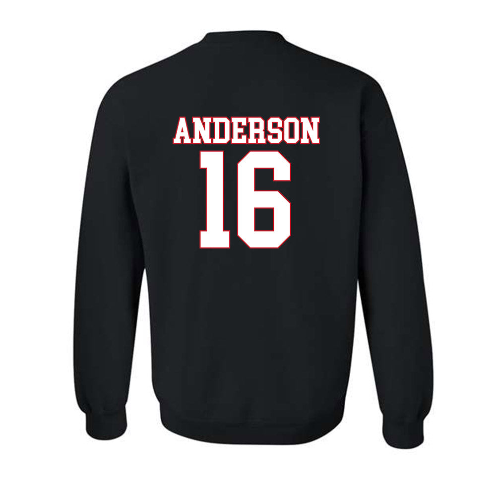 SMU - NCAA Football : Jakai Anderson - Crewneck Sweatshirt-1