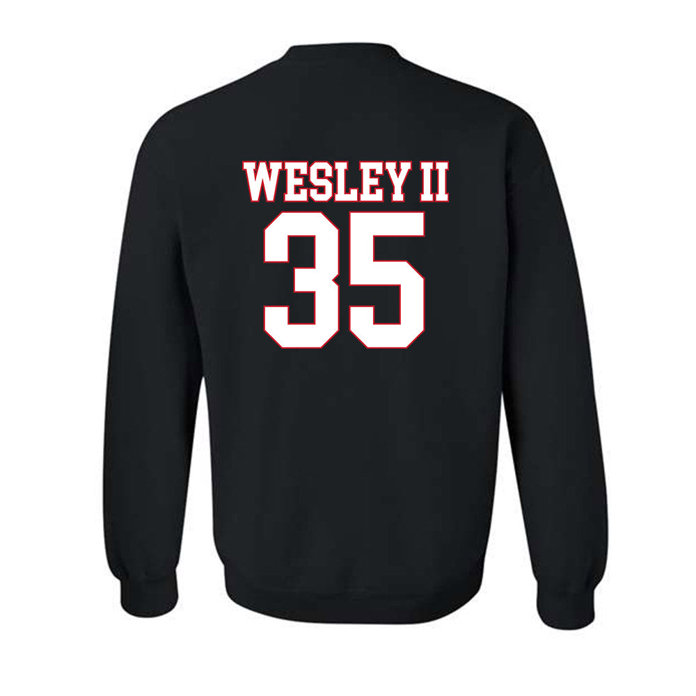 SMU - NCAA Football : Dante Wesley II - Crewneck Sweatshirt-1