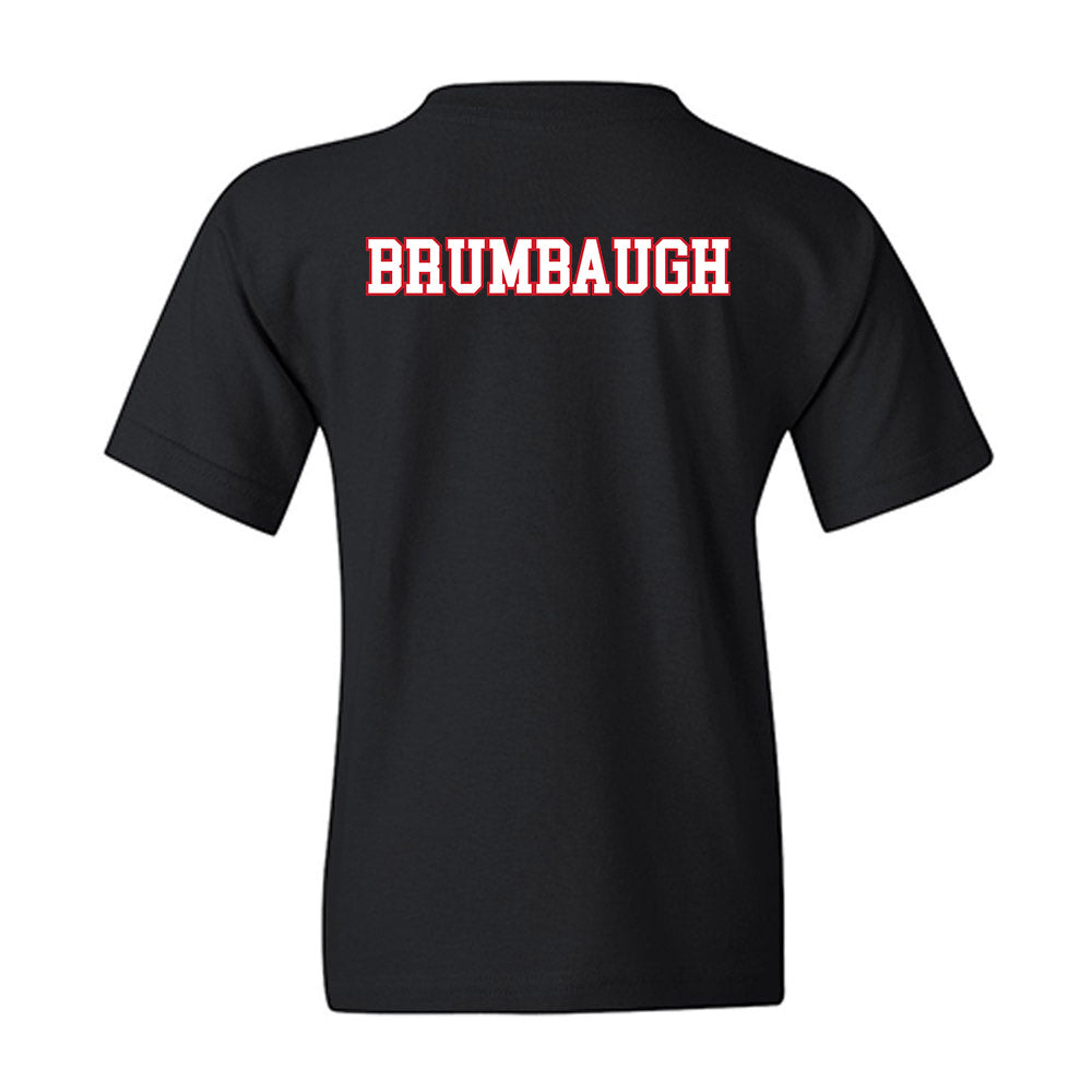 SMU - NCAA Men's Basketball : Rowan Brumbaugh - Youth T-Shirt-1