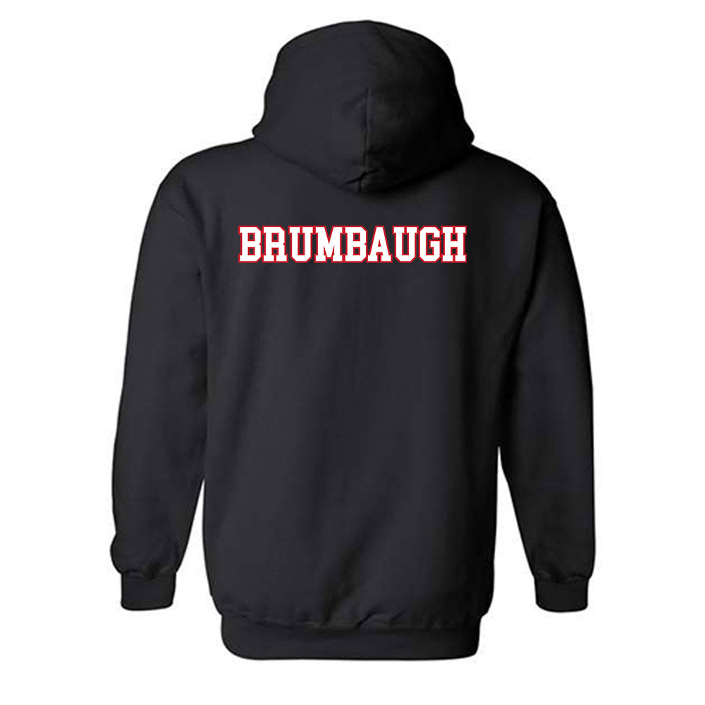 SMU - NCAA Men's Basketball : Rowan Brumbaugh - Hooded Sweatshirt-1
