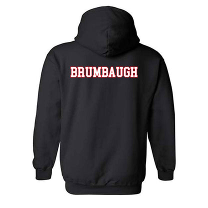 SMU - NCAA Men's Basketball : Rowan Brumbaugh - Hooded Sweatshirt-1