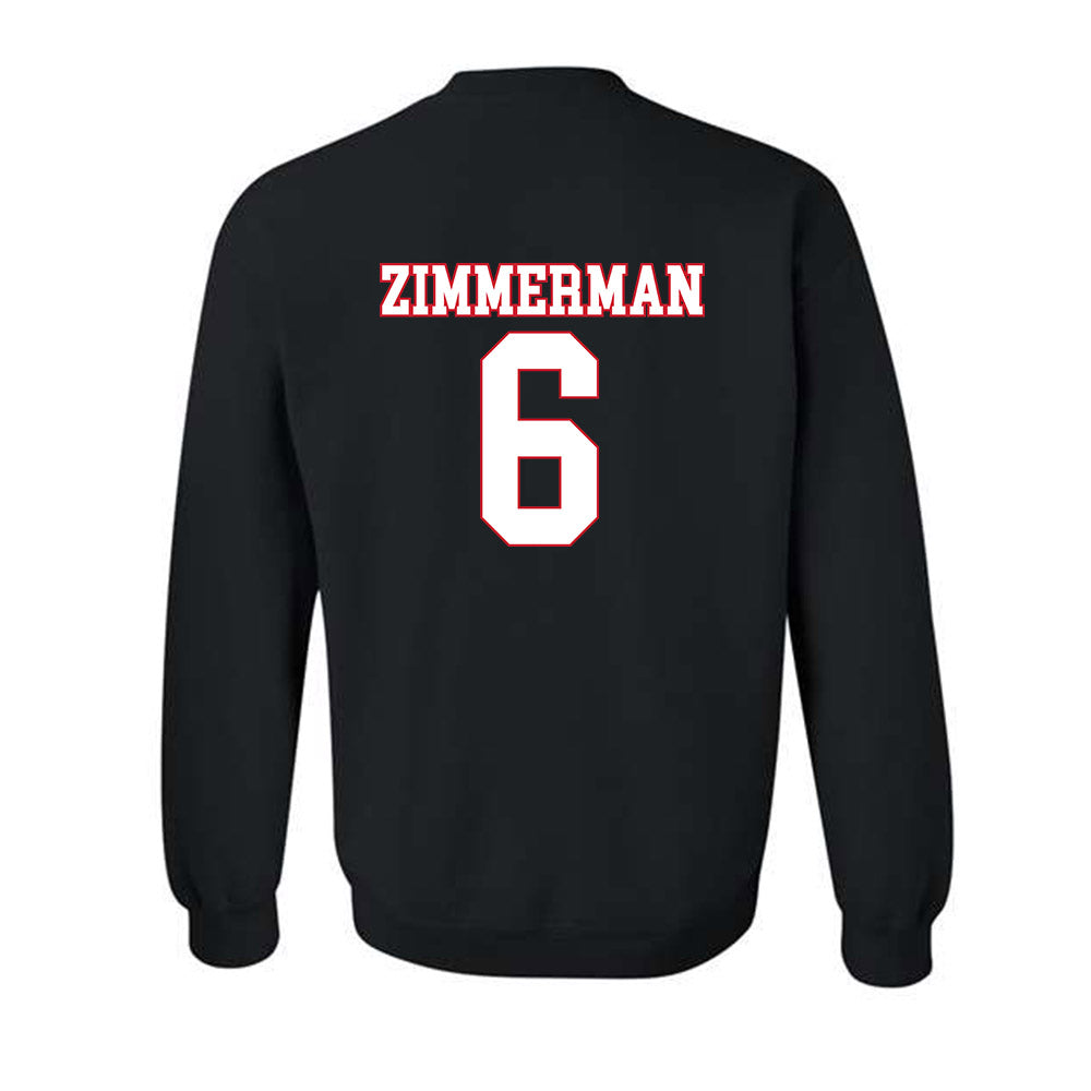 SMU - NCAA Women's Soccer : Ella Zimmerman - Crewneck Sweatshirt-1