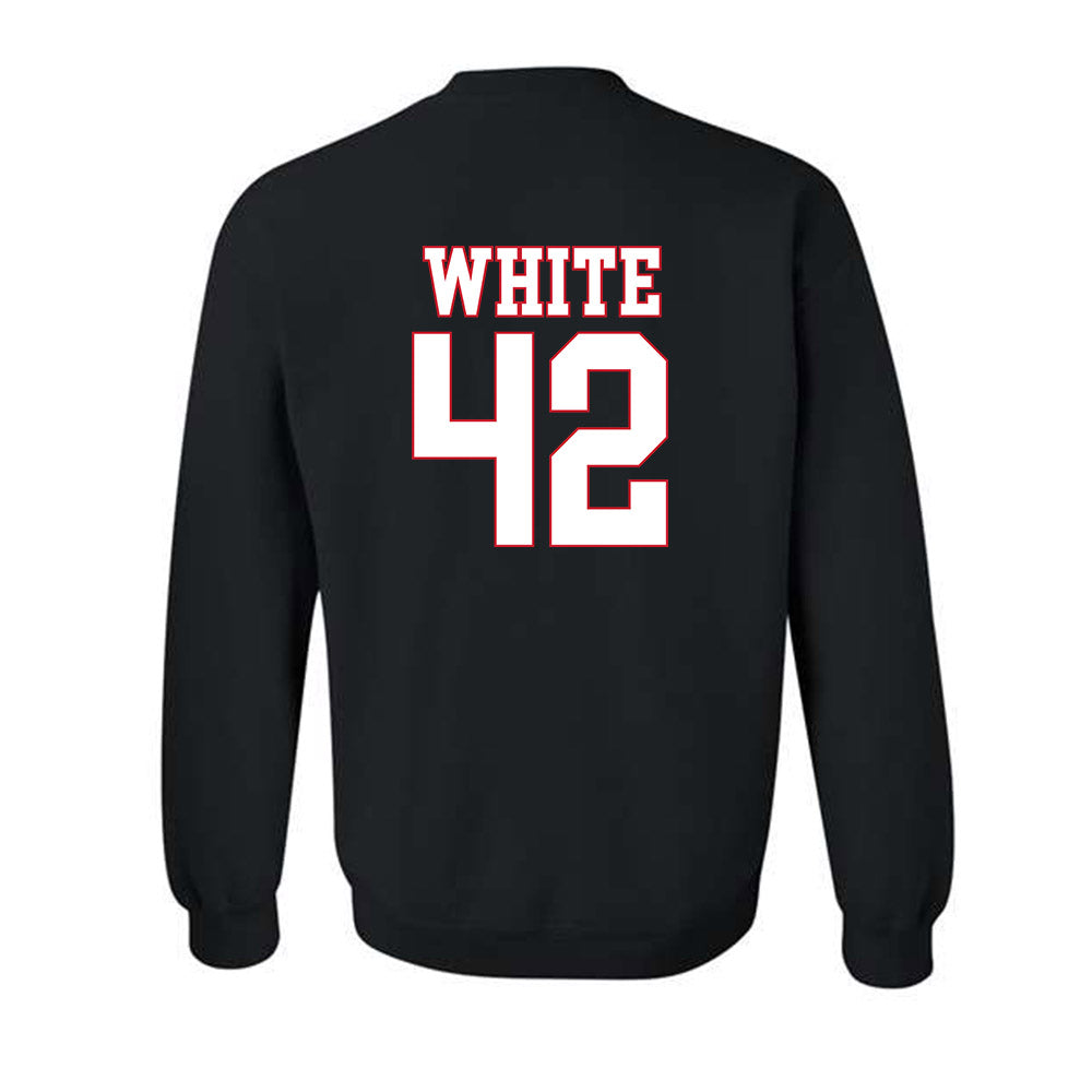 SMU - NCAA Women's Basketball : Roxy White - Crewneck Sweatshirt-1