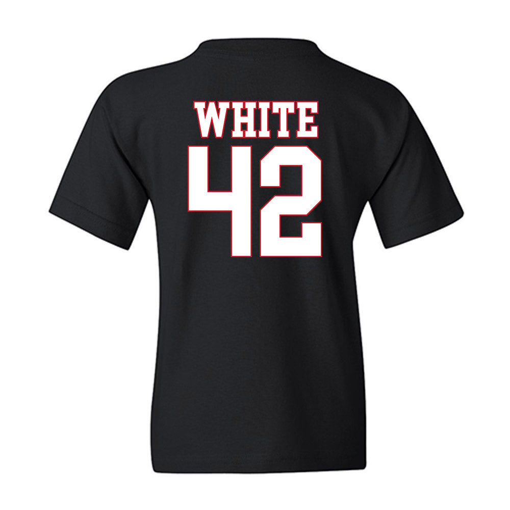 SMU - NCAA Women's Basketball : Roxy White - Youth T-Shirt-1