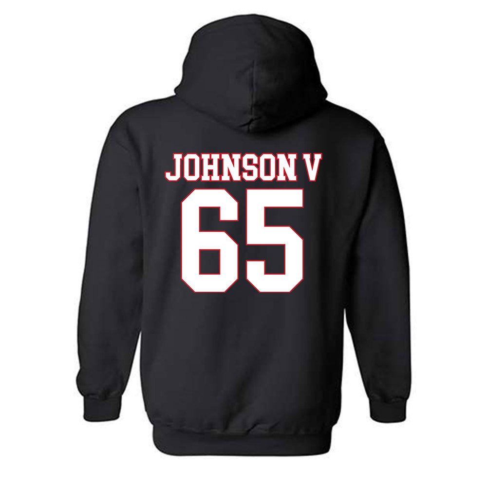 SMU - NCAA Football : Bennett Johnson V - Hooded Sweatshirt-1