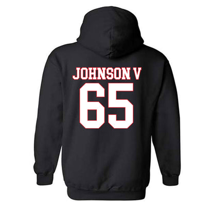 SMU - NCAA Football : Bennett Johnson V - Hooded Sweatshirt-1