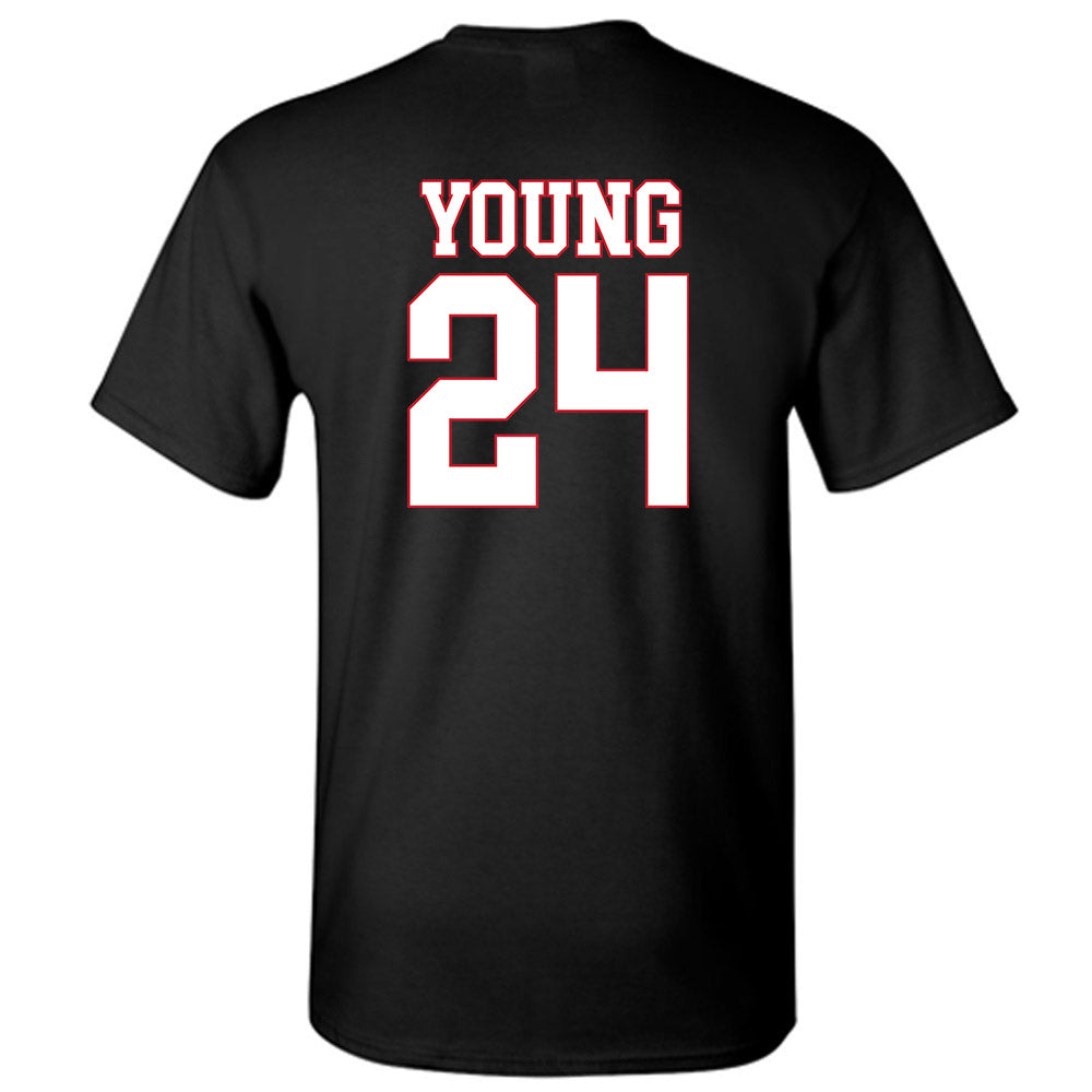 SMU - NCAA Football : Izayah Young - T-Shirt-1