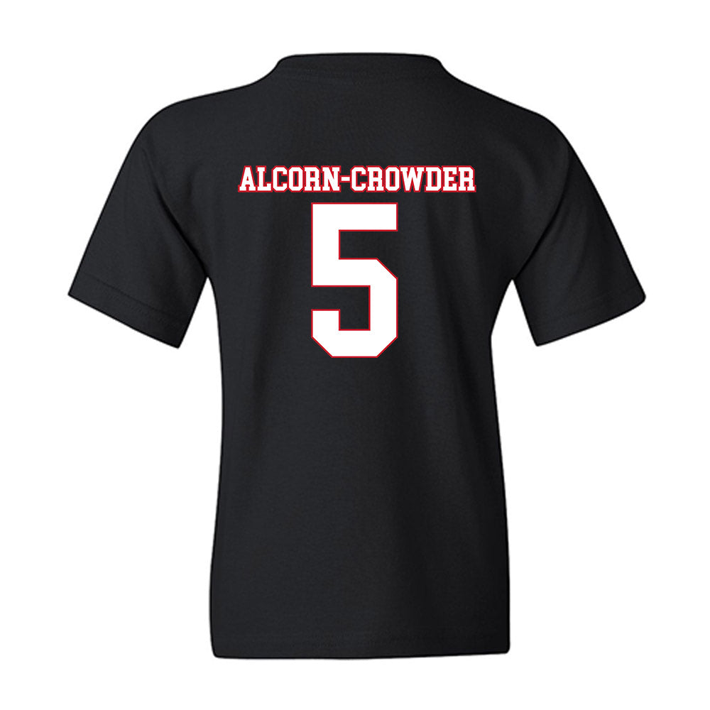 SMU - NCAA Football : Malcolm Alcorn-Crowder - Youth T-Shirt-1