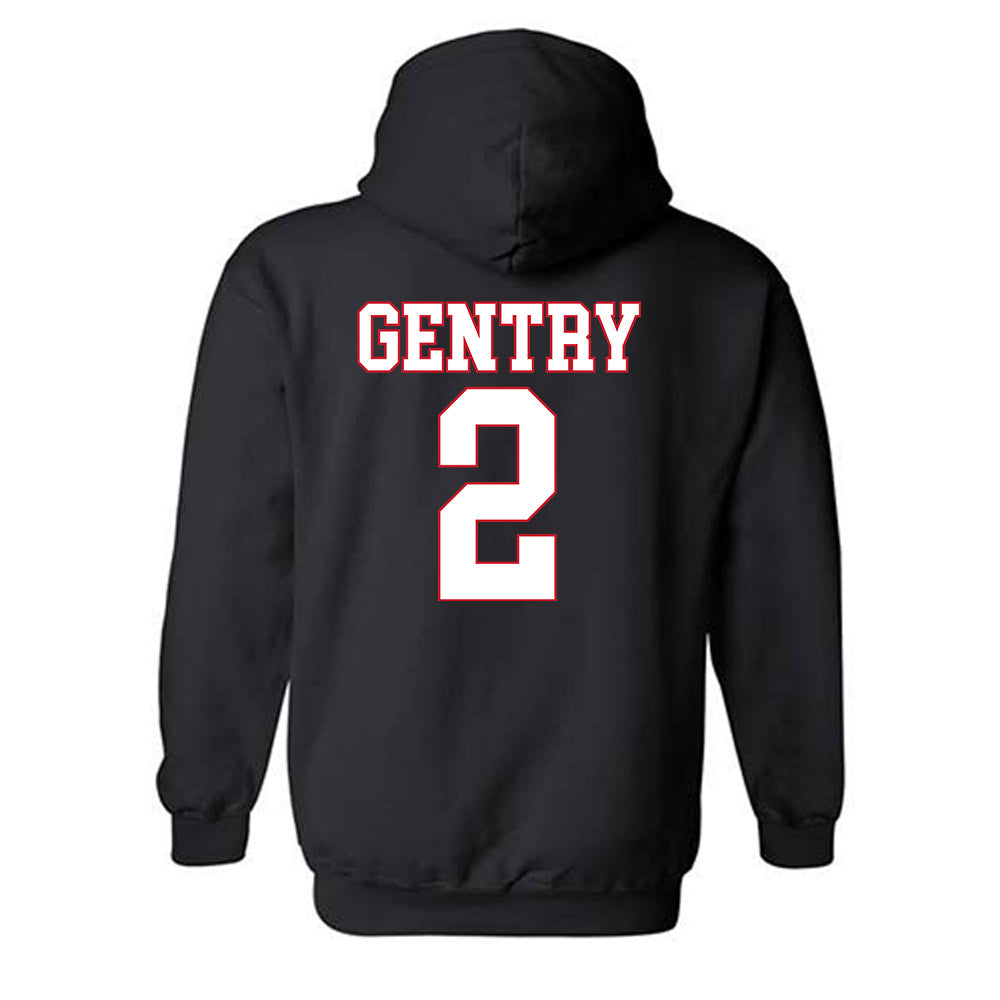 SMU - NCAA Football : Zadian Gentry - Hooded Sweatshirt-1